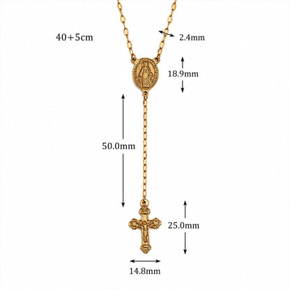 Collar Rosario Acero Waterproof